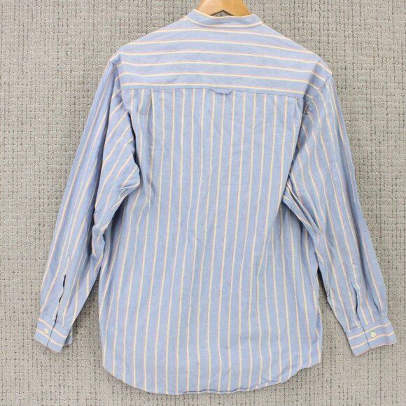 Sketch Book By Wilke Rodriguez Shirt Mens Medium M Blue Striped Button Down - Picture 7 of 9